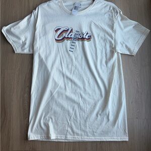 Classic Cream Unisex T-Shirt Size Medium Brand New